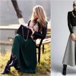 Утепляемся на зиму: модные юбки из драпа и шерсти Юбка из пальтовой ткани фасон